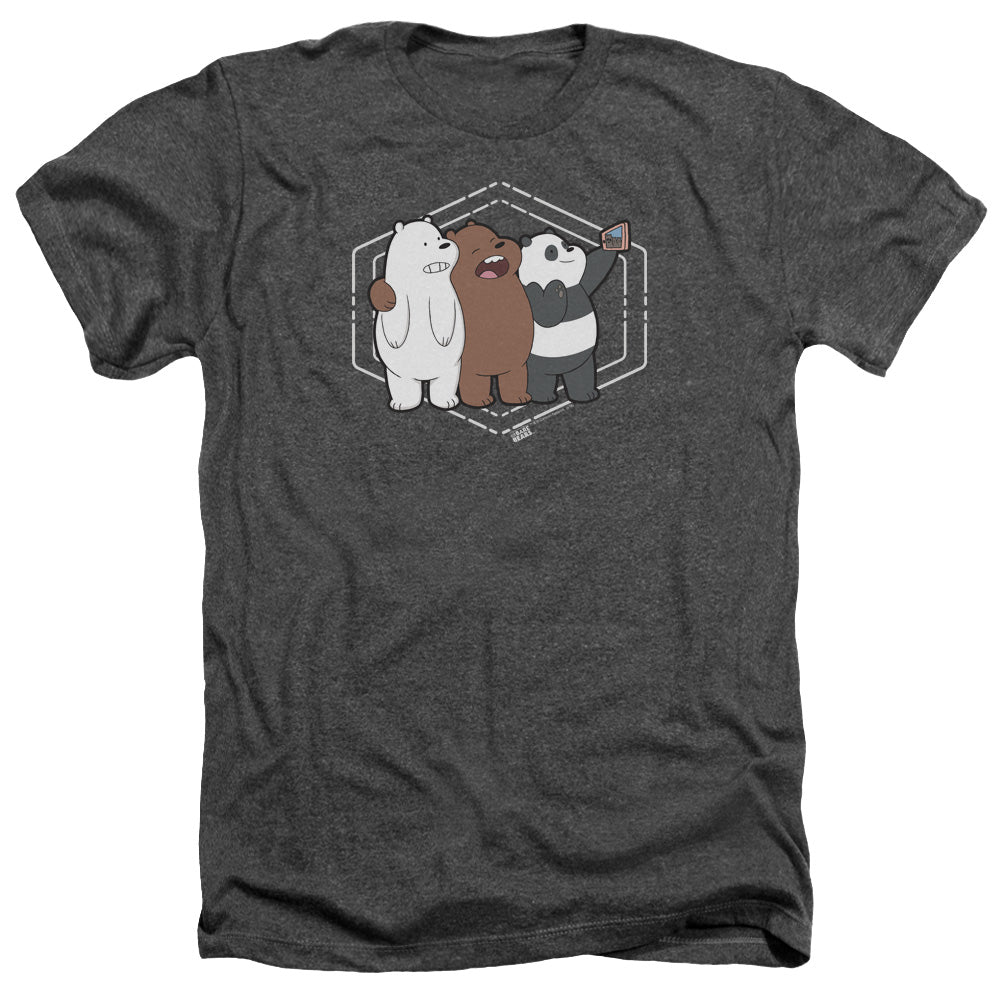 WE BARE BEARS : SELFIE ADULT HEATHER Charcoal 2X