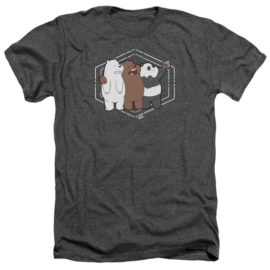 WE BARE BEARS : SELFIE ADULT HEATHER Charcoal MD