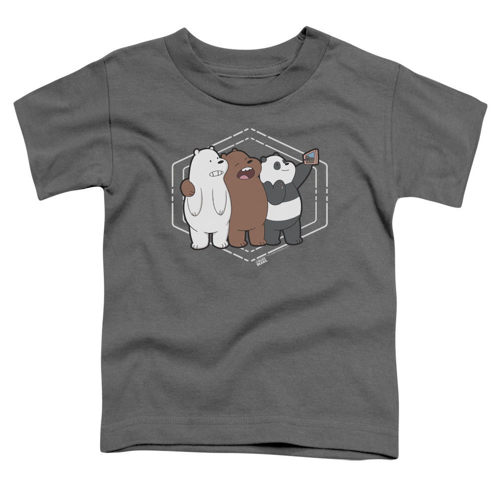 WE BARE BEARS : SELFIE TODDLER SHORT SLEEVE Charcoal XL (5T)