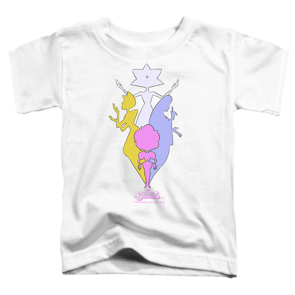 STEVEN UNIVERSE : THE DIAMONDS S\S TODDLER TEE White LG (4T)