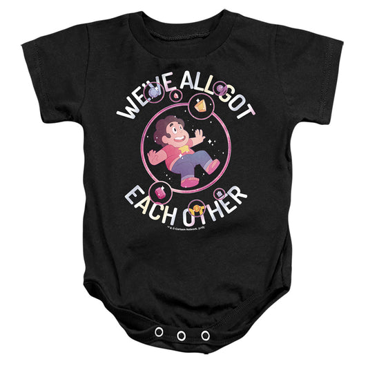 STEVEN UNIVERSE : EACH OTHER INFANT SNAPSUIT Black XL (24 Mo)