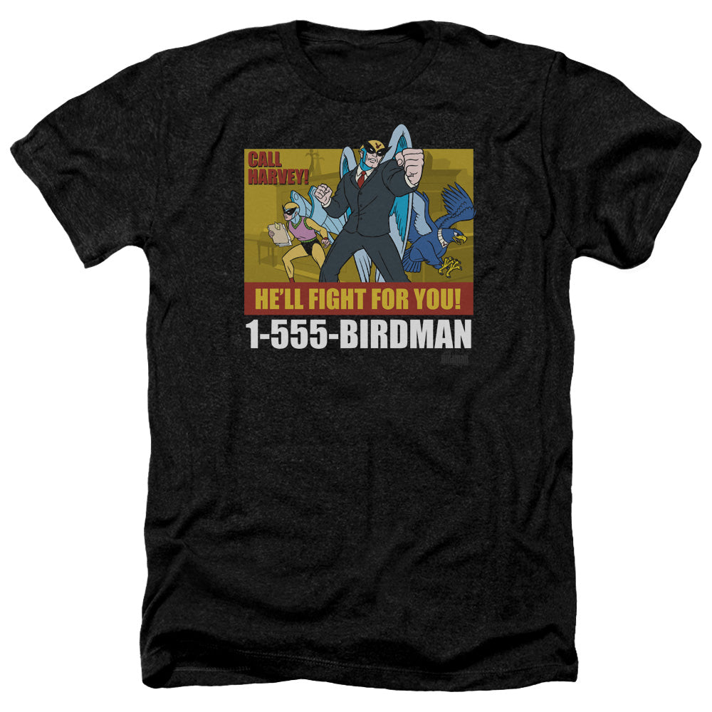 HARVEY BIRDMAN : BIRDMAN AD ADULT HEATHER Black 2X