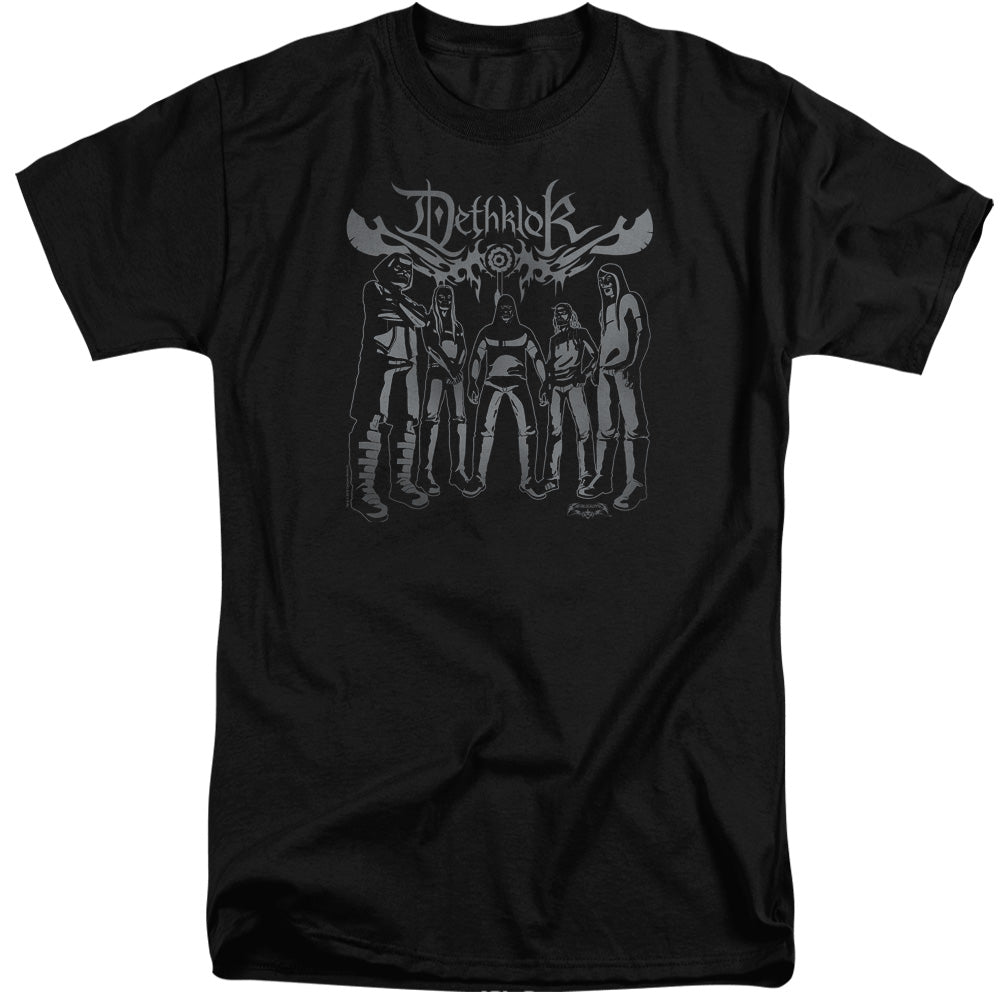 METALOCALYPSE : DETHKLOK BAND ADULT TALL FIT SHORT SLEEVE Black 2X