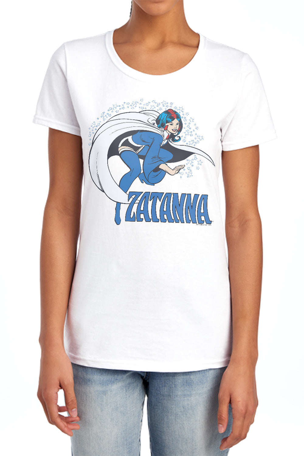 DC COMICS : ZATANNA S\S WOMENS TEE Light Blue 2X