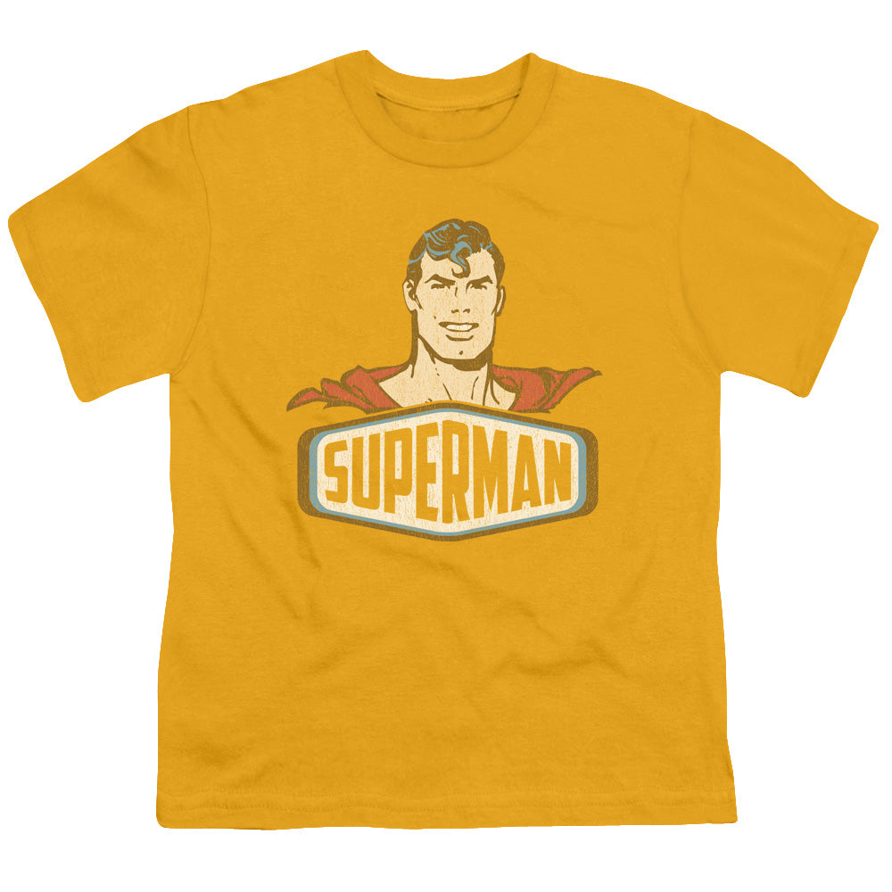 DC ORIGINS : SUPERMAN SIGN S\S YOUTH 18\1 GOLD LG