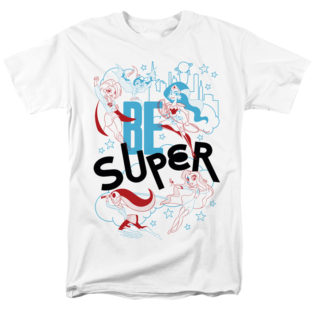 DC SUPERHERO GIRLS : BE SUPER S\S ADULT 18\1 White XL