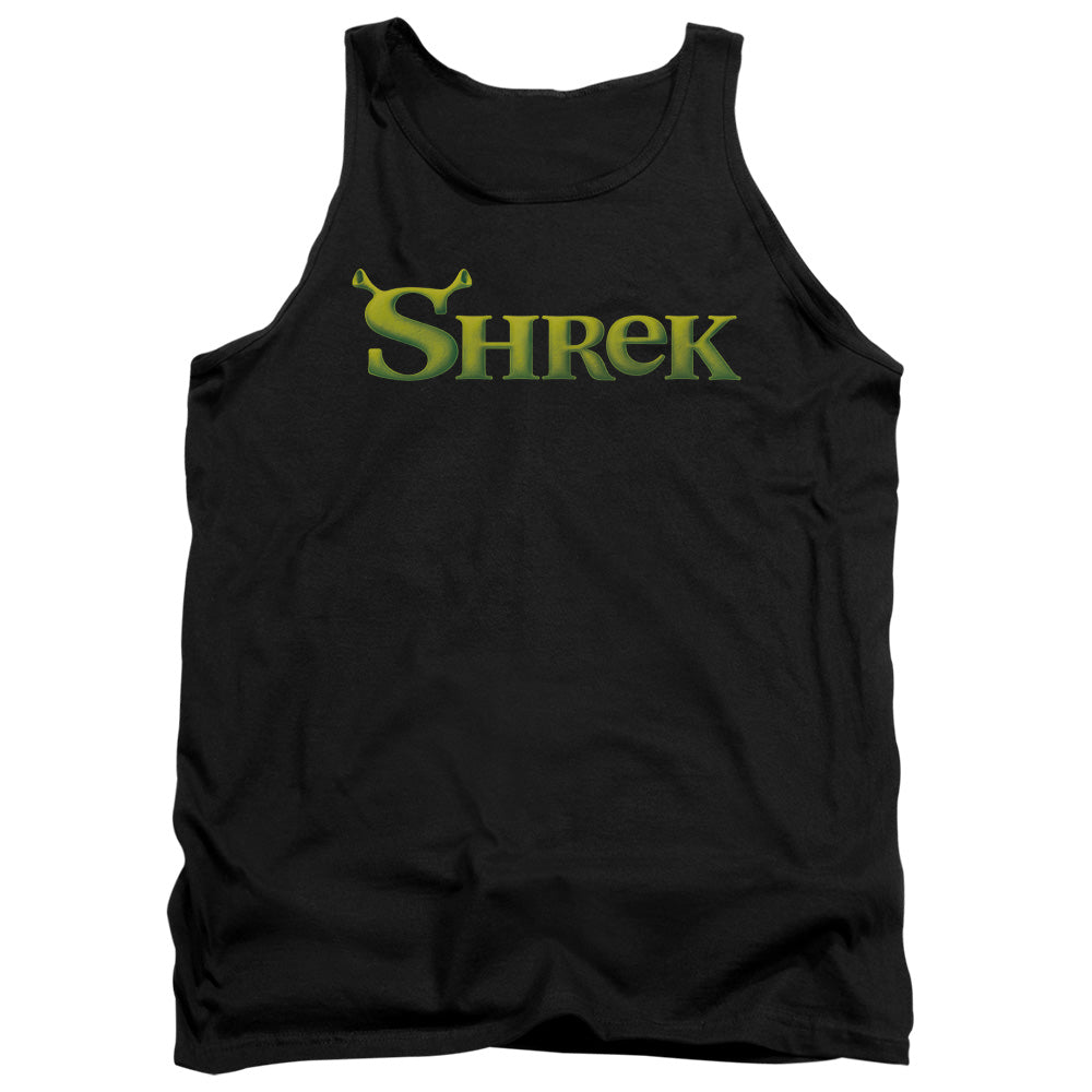 SHREK : LOGO ADULT TANK Black 2X