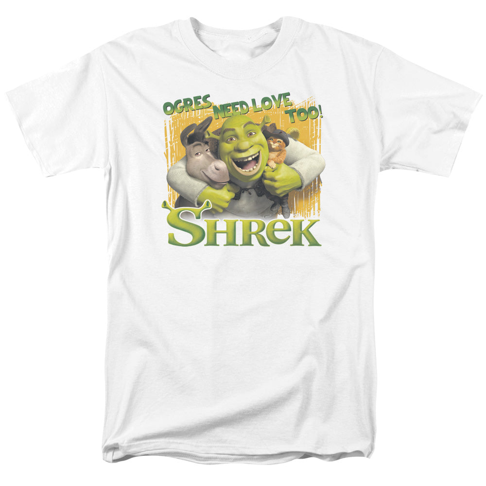 SHREK : OGRES NEED LOVE S\S ADULT 18\1 WHITE 5X