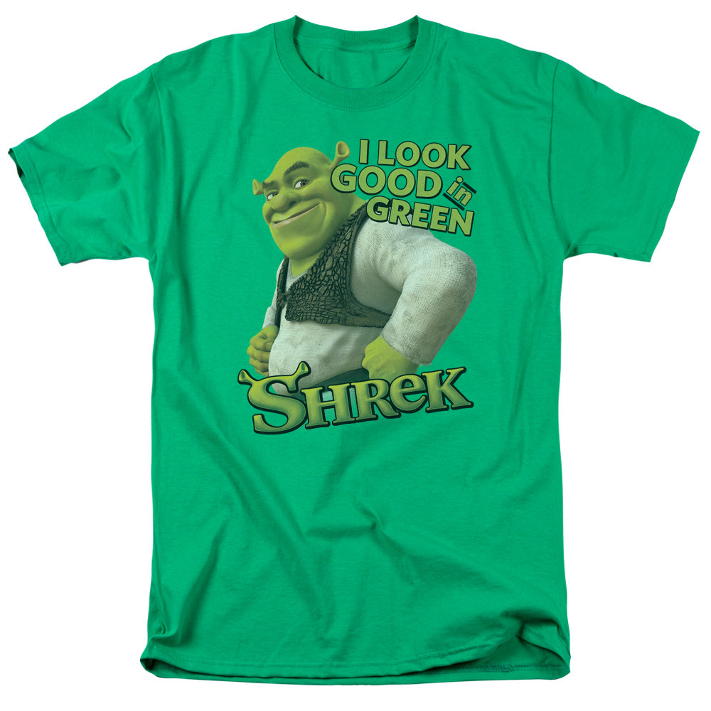 SHREK : LOOKING GOOD S\S ADULT 18\1 Kelly Green 2X