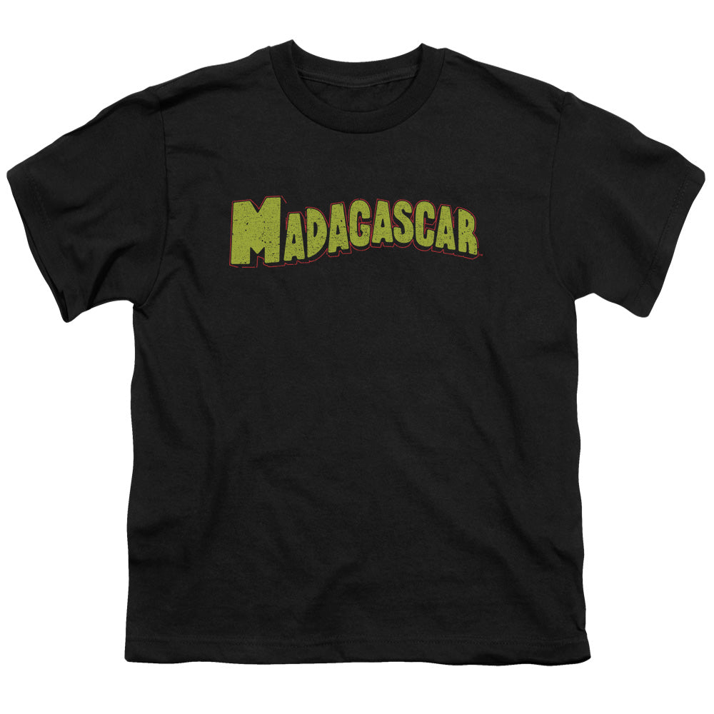 MADAGASCAR : LOGO S\S YOUTH 18\1 Black XL