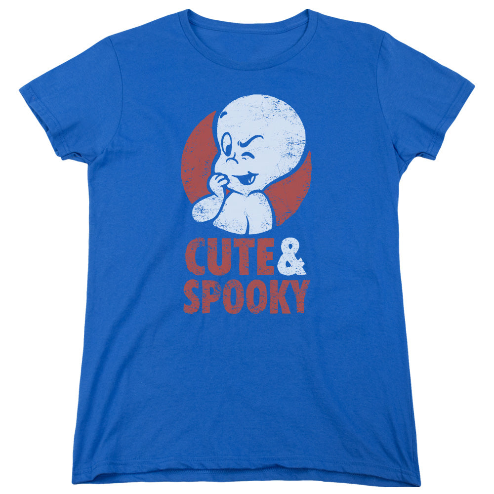 CASPER : SPOOKY WOMENS SHORT SLEEVE ROYAL BLUE SM