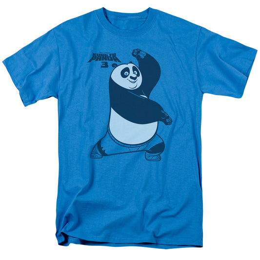 KUNG FU PANDA : FIGHTING STANCE S\S ADULT 18\1 Turquoise 2X