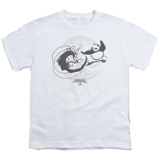 KUNG FU PANDA : FACE OFF S\S YOUTH 18\1 White XL