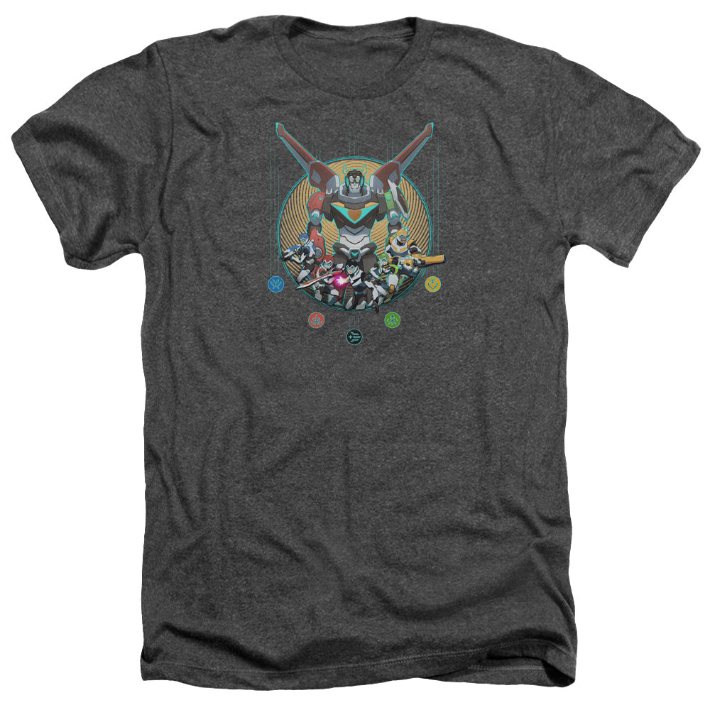 VOLTRON : ASSEMBLE ADULT HEATHER Charcoal XL