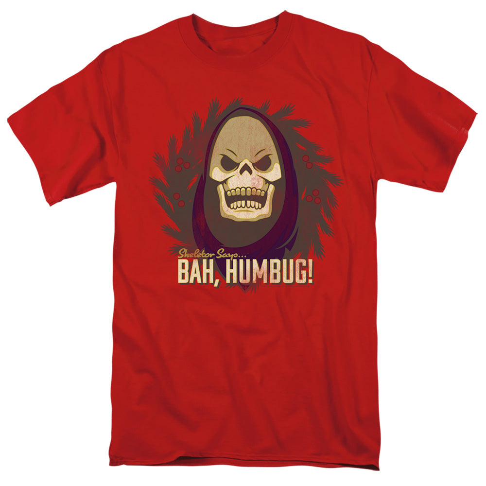 MASTERS OF THE UNIVERSE : BAH HUMBUG S\S ADULT 18\1 Red LG