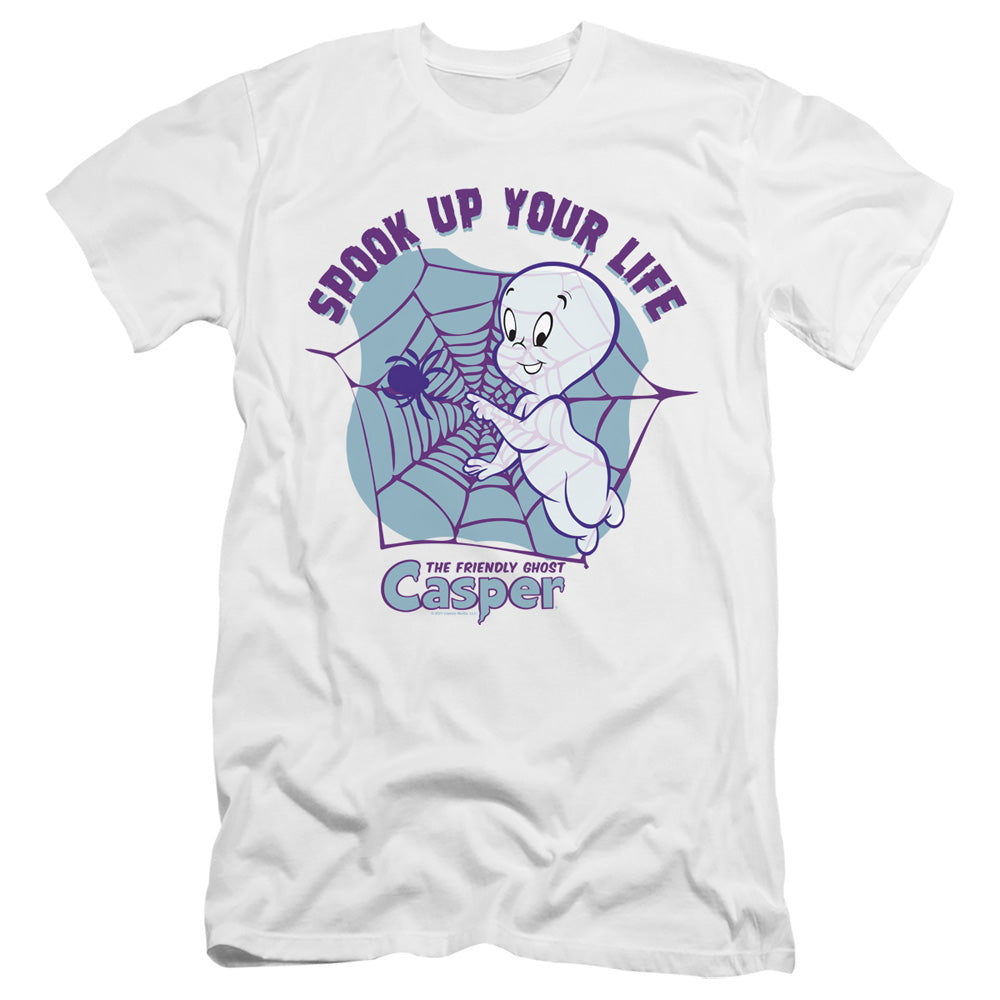 CASPER : SPOOK UP YOUR LIFE  PREMIUM CANVAS ADULT SLIM FIT 30\1 White 2X