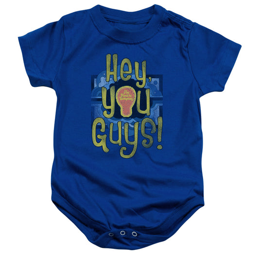 ELECTRIC COMPANY : HEY YOU GUYS INFANT SNAPSUIT Royal Blue LG (18 Mo)