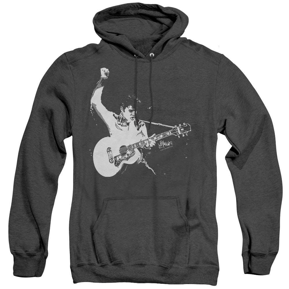 ELVIS PRESLEY BLACK AND WHITE GUITARMAN