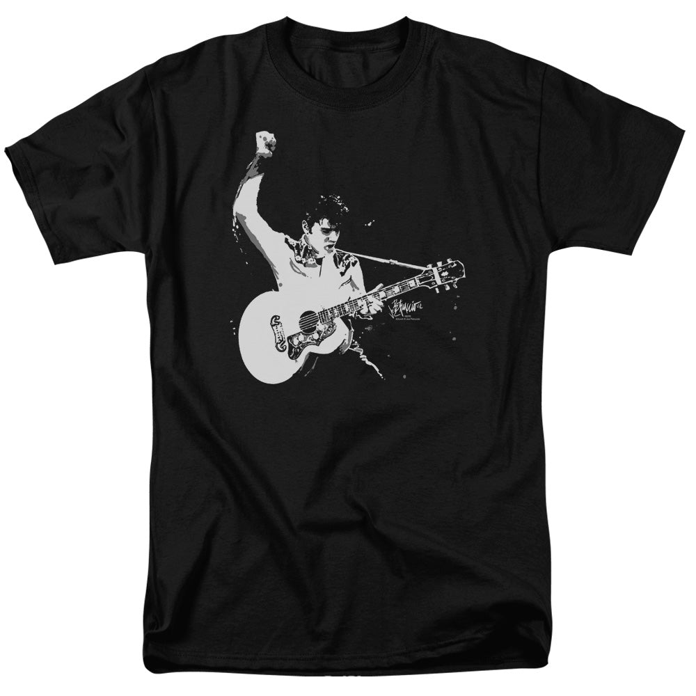 ELVIS PRESLEY BLACK AND WHITE GUITARMAN