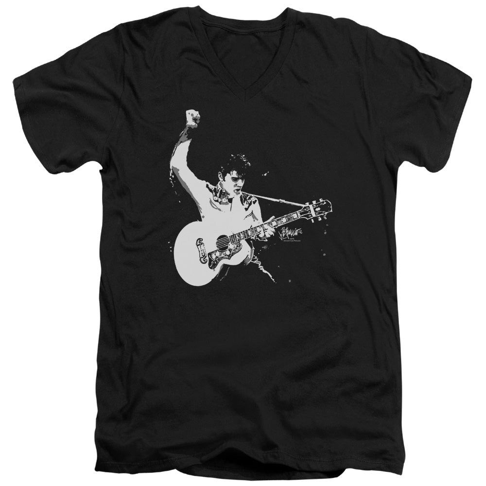 ELVIS PRESLEY BLACK AND WHITE GUITARMAN