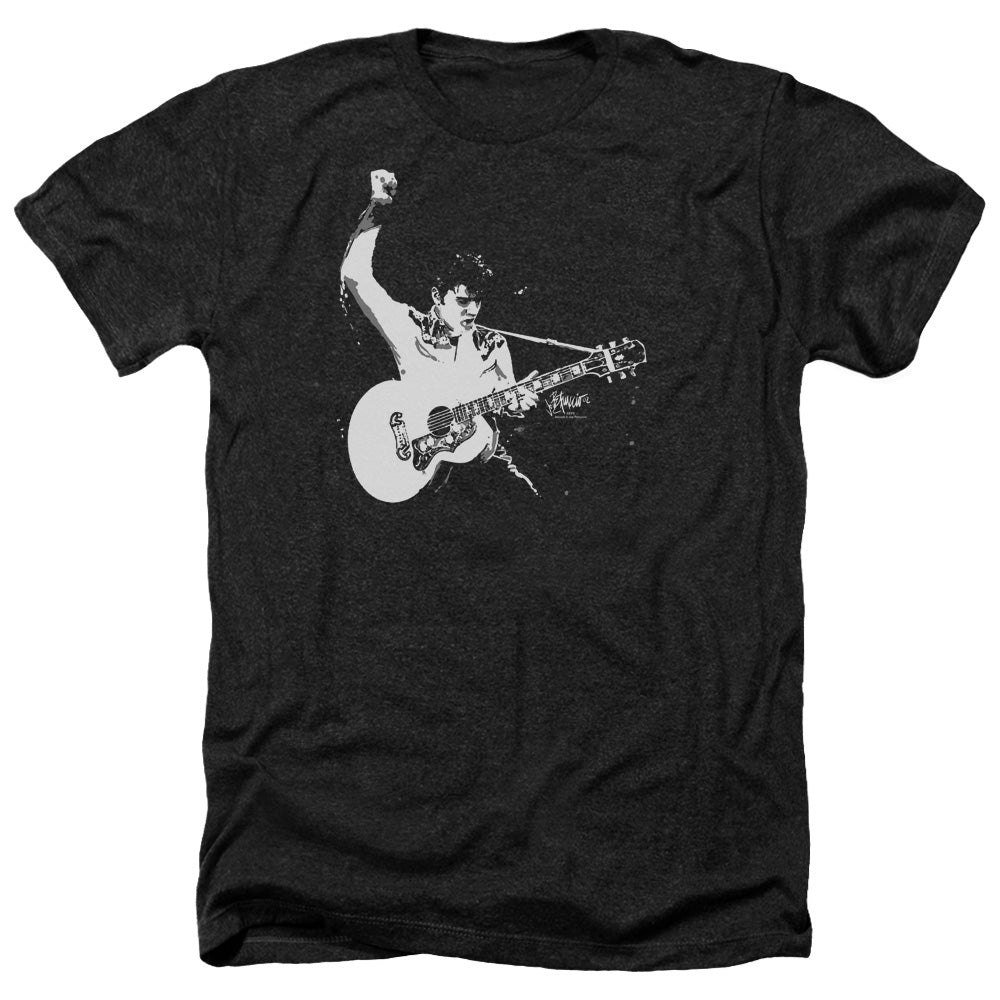 ELVIS PRESLEY BLACK AND WHITE GUITARMAN