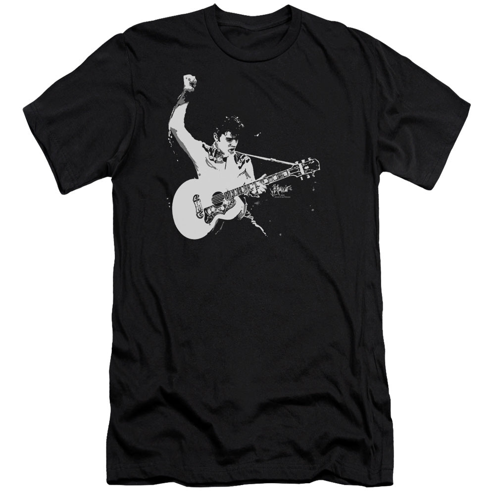 ELVIS PRESLEY BLACK AND WHITE GUITARMAN