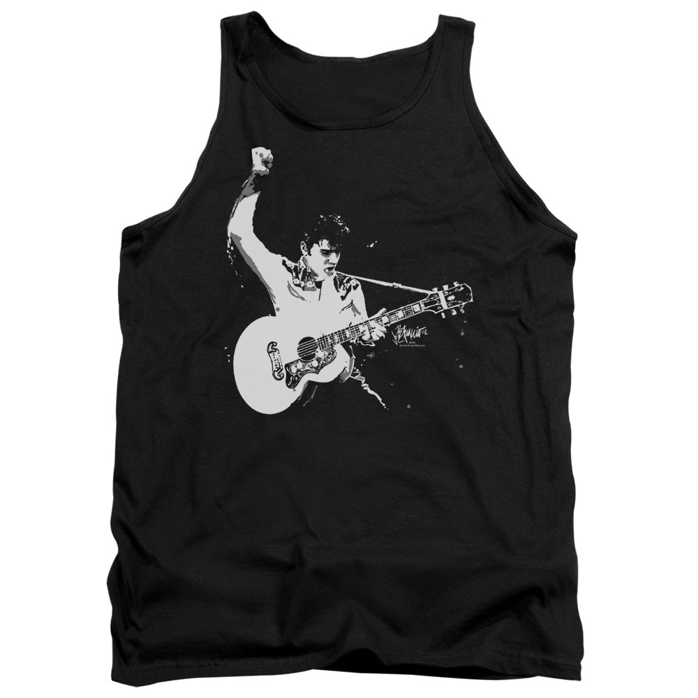 ELVIS PRESLEY BLACK AND WHITE GUITARMAN