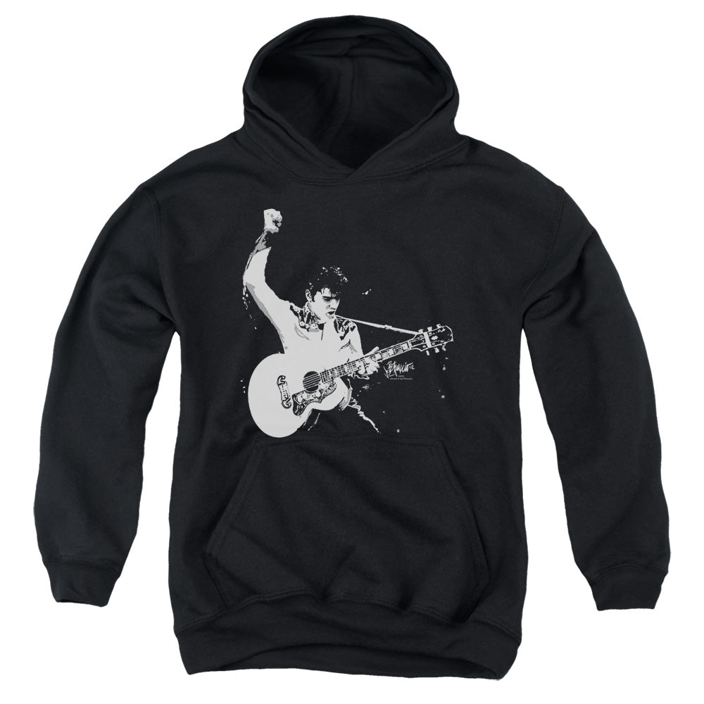 ELVIS PRESLEY BLACK AND WHITE GUITARMAN