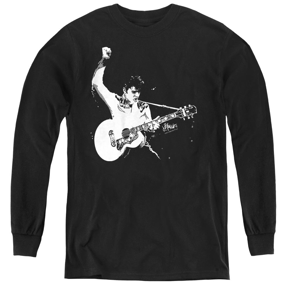 ELVIS PRESLEY BLACK AND WHITE GUITARMAN