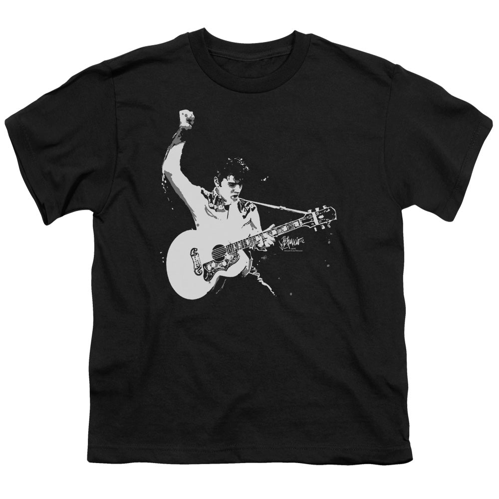 ELVIS PRESLEY BLACK AND WHITE GUITARMAN