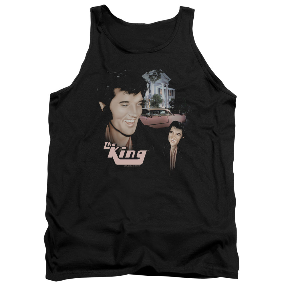 ELVIS PRESLEY : HOME SWEET HOME ADULT TANK BLACK 2X