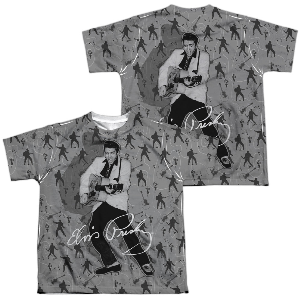 ELVIS PRESLEY ROCKIN ALL OVER (FRONT BACK PRINT)