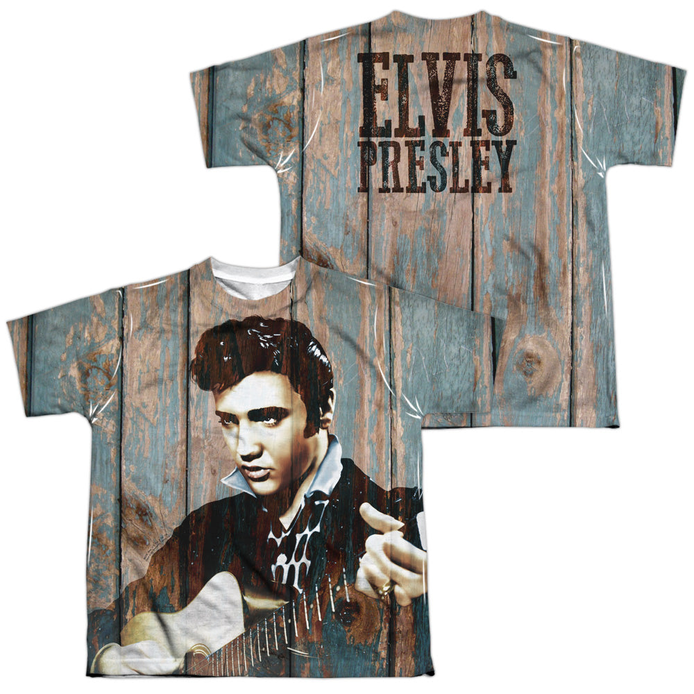 ELVIS PRESLEY WOODGRAIN (FRONT BACK PRINT)