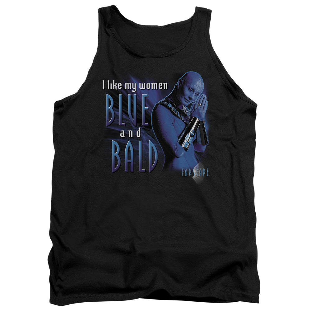 FARSCAPE BLUE AND BALD