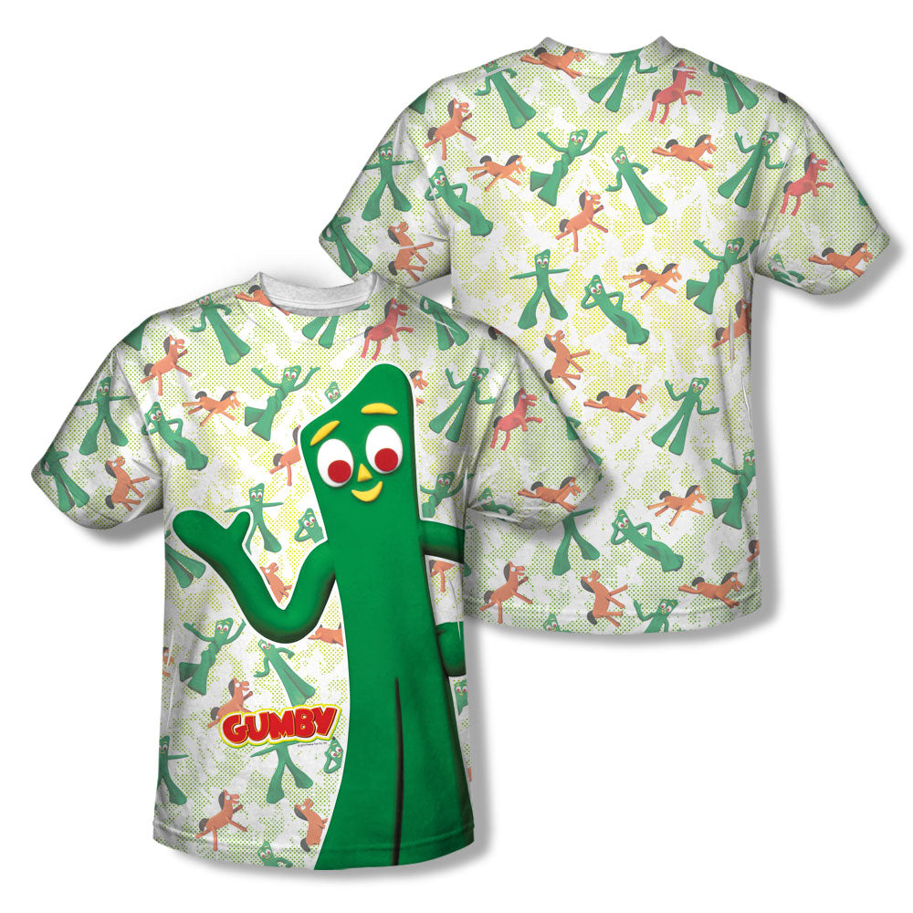 GUMBY FRIENDLY GREETING (FRONT BACK PRINT)