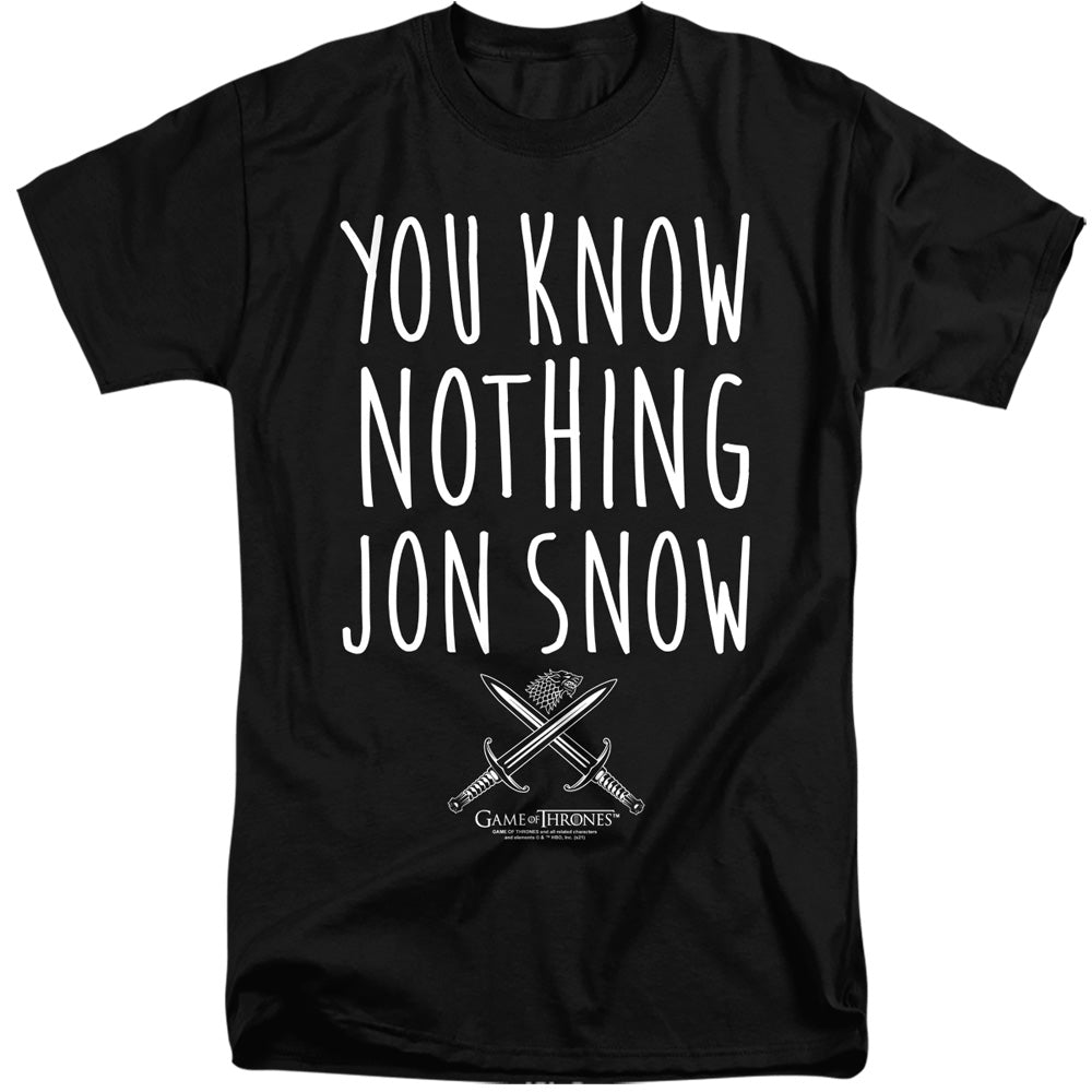 GAME OF THRONES YOU KNOW NOTHING JON SNOW