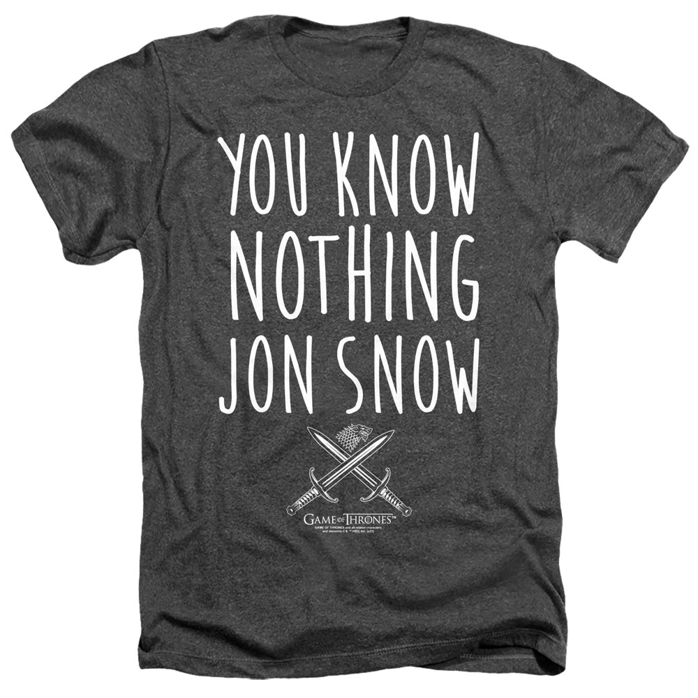 GAME OF THRONES YOU KNOW NOTHING JON SNOW