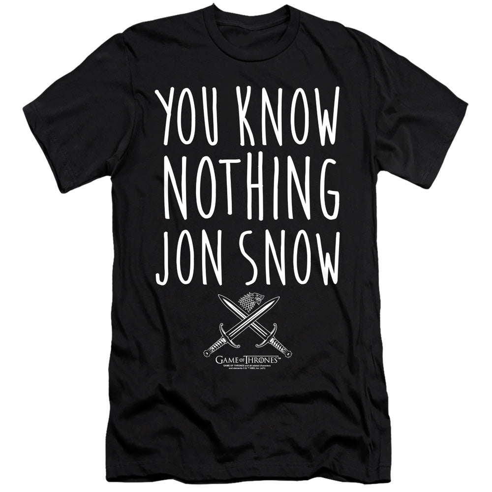 GAME OF THRONES YOU KNOW NOTHING JON SNOW