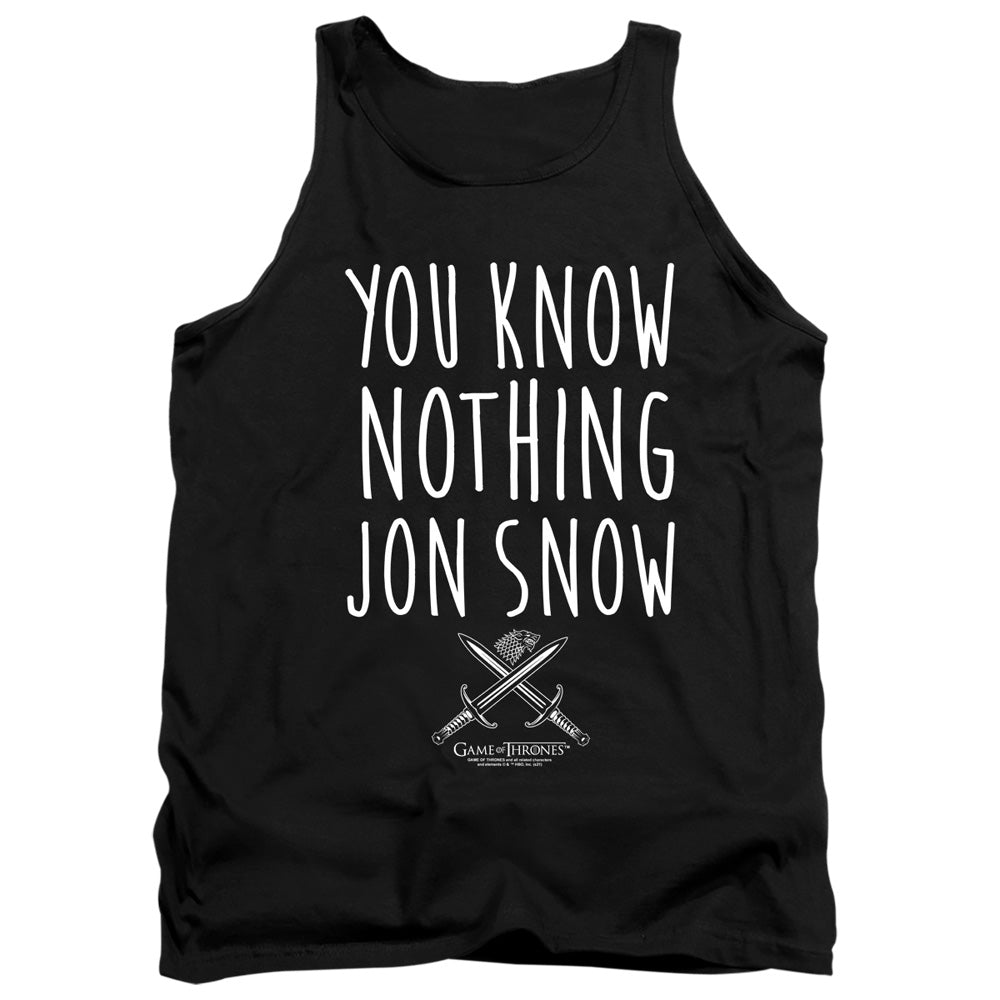 GAME OF THRONES YOU KNOW NOTHING JON SNOW