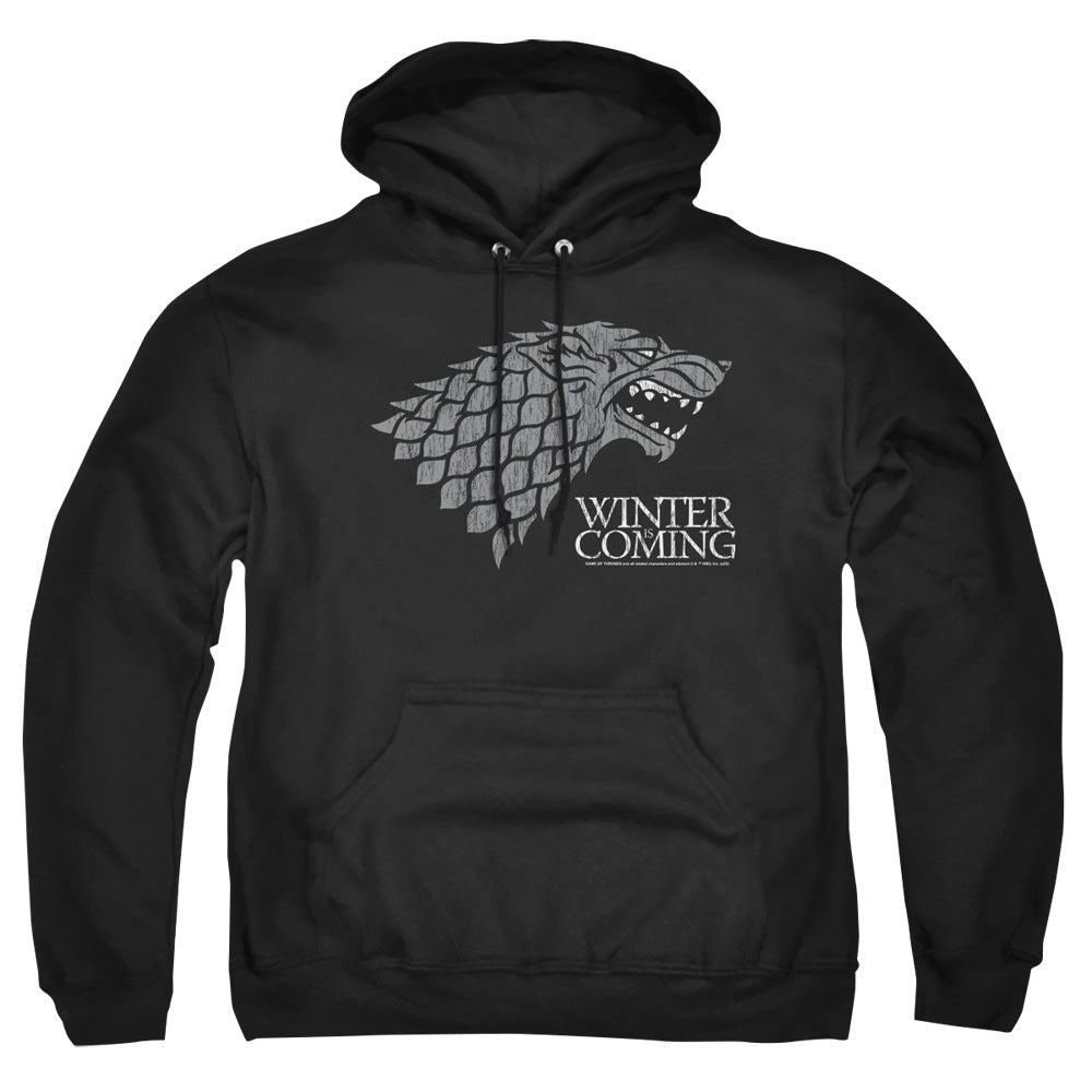 GAME OF THRONES STARTK WINTER IS COMING ON BLACK