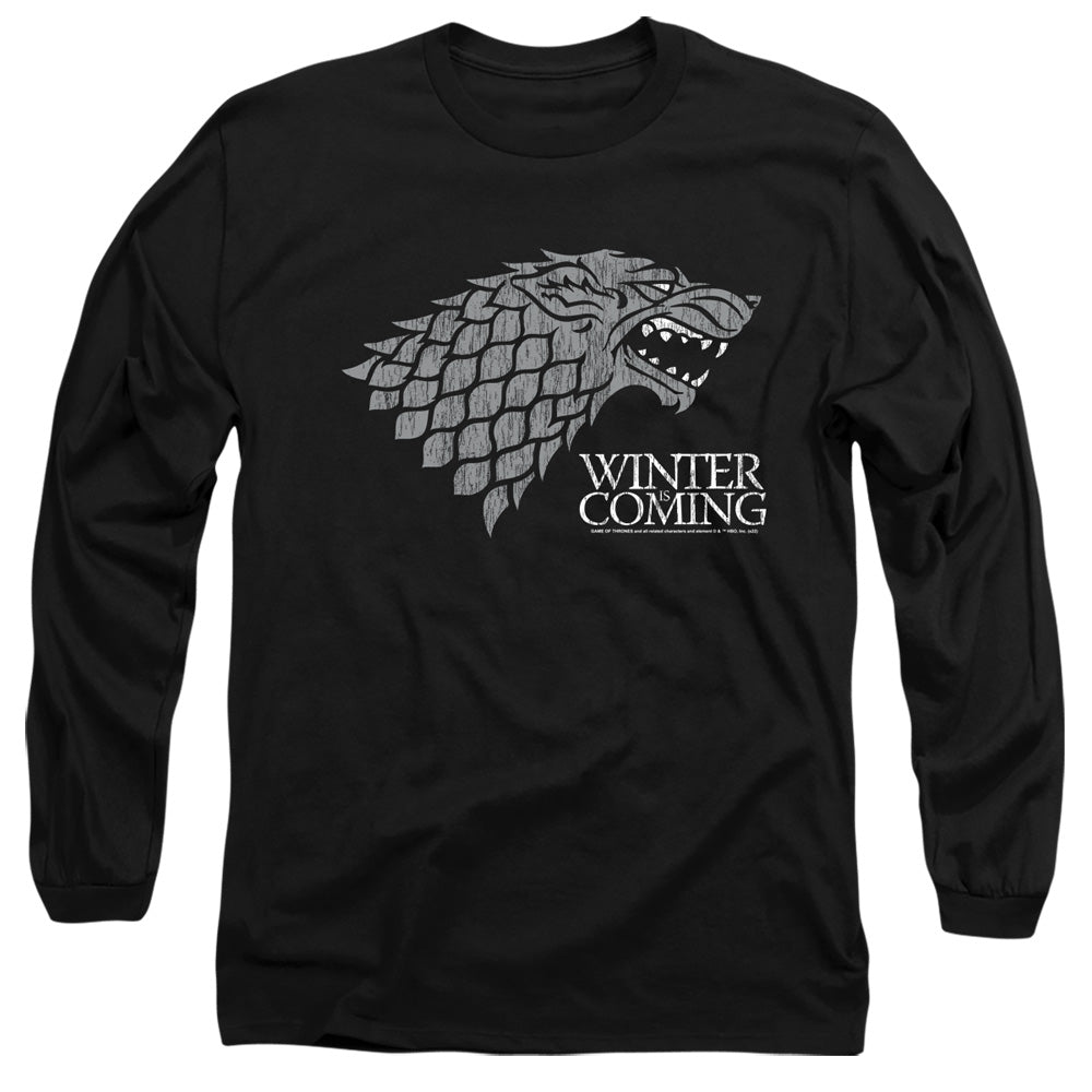 GAME OF THRONES STARTK WINTER IS COMING ON BLACK