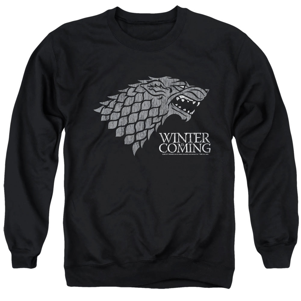 GAME OF THRONES STARTK WINTER IS COMING ON BLACK