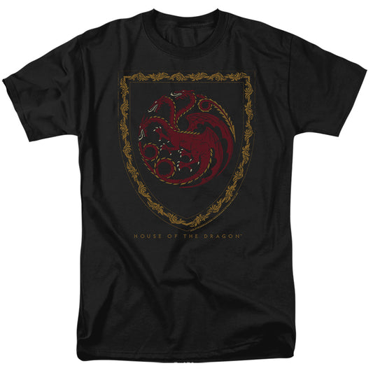 HOUSE OF THE DRAGON : DRAGON SHIELD VINTAGE DARK S\S ADULT 18\1 Black 2X