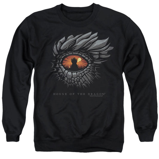 HOUSE OF THE DRAGON : EYE OF THE DRAGON ADULT CREW SWEAT Black 2X