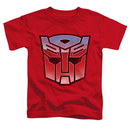 TRANSFORMERS : VINTAGE AUTOBOT LOGO TODDLER SHORT SLEEVE Red XL (5T)