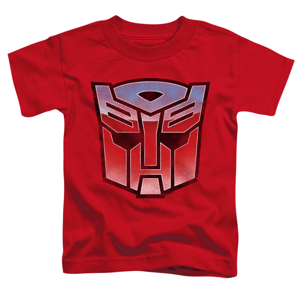 TRANSFORMERS : VINTAGE AUTOBOT LOGO S\S TODDLER TEE Red MD (3T)