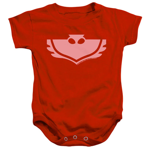 PJ MASKS : OWLETTE SYMBOL INFANT SNAPSUIT Red LG (18 Mo)