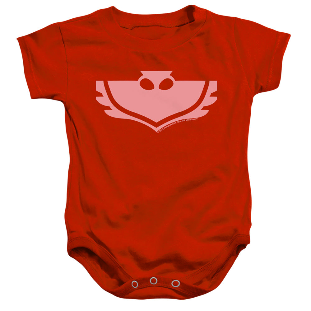 PJ MASKS : OWLETTE SYMBOL INFANT SNAPSUIT Red MD (12 Mo)