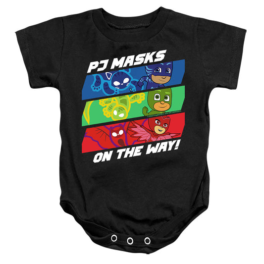 PJ MASKS : HERO PANELS INFANT SNAPSUIT Black LG (18 Mo)