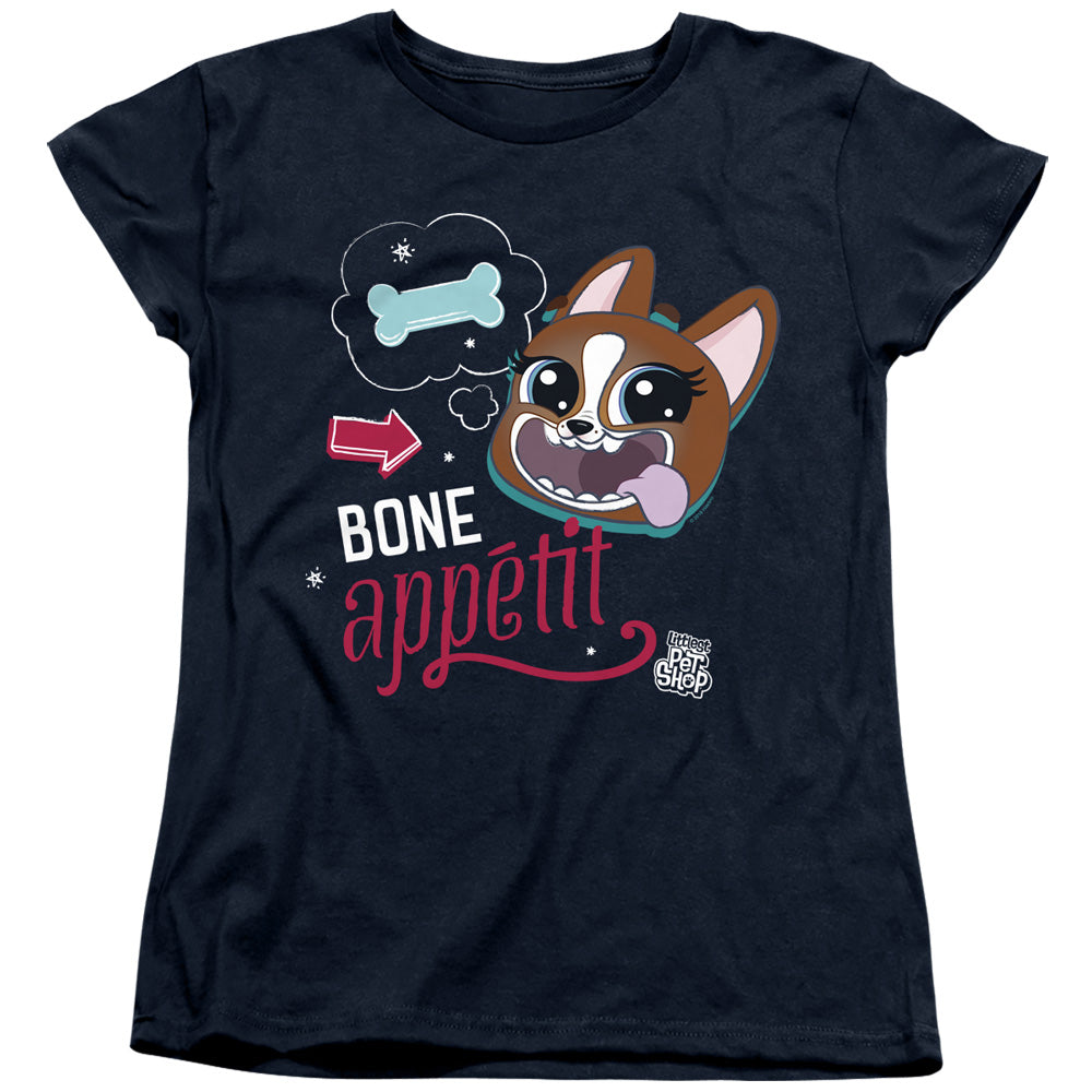 LITTLEST PET SHOP : BON APPETIT WOMENS SHORT SLEEVE Navy MD